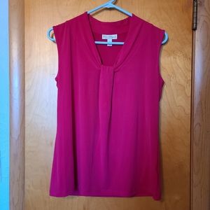 Dana Buchman Magenta Sleeveless Top